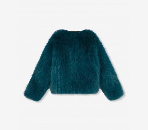 Chaqueta ALIX THE LABEL Petróleo - Imagen 4