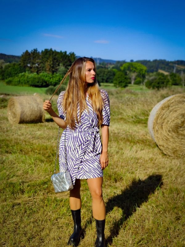 Vestido ALIX THE LABEL Cebra - Imagen 3