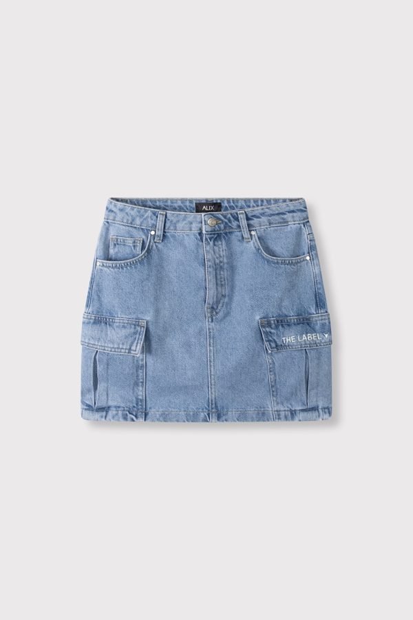 Falda ALIX THE LABEL Denim - Imagen 5